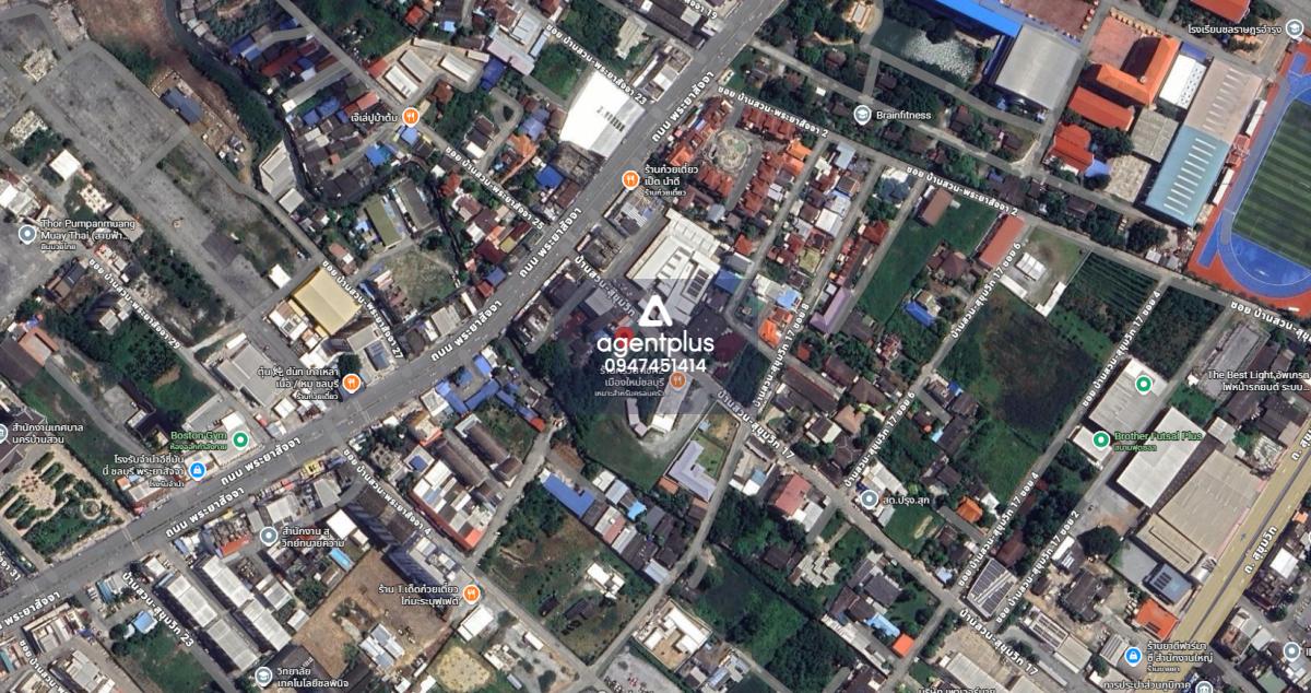 ขายที่ดินทำเลดี ผังสีแดง ใจกลางเมืองชลบุรี ติดถนนสุขุมวิท บ้านสวน ชลบุรี