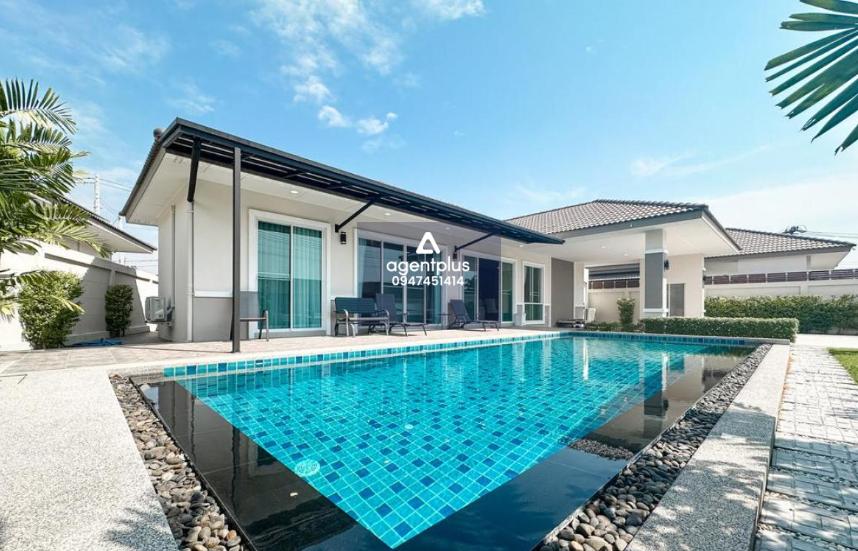 บ้านพูลวิลล่า การ์เดน วิลล์ 7 พร้อมเฟอร์นิเจอร์และเครื่องใช้ไฟฟ้า วิวสระว่ายน้ำ สวนหย่อมส่วนตัว รวมถึงสิ่งอำนวยความสะดวกสามารถเลี้ยงสัตว์ได้ ทำเลเงียบสงบ เหมาะแก่การพักผ่อน