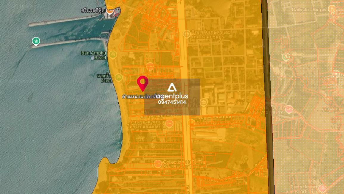 ขาย ที่ดินเปล่าแปลงใหญ่ ติดทะเล นาจอมเทียน - สัตหีบ โซน EEC ศักยภาพสูง