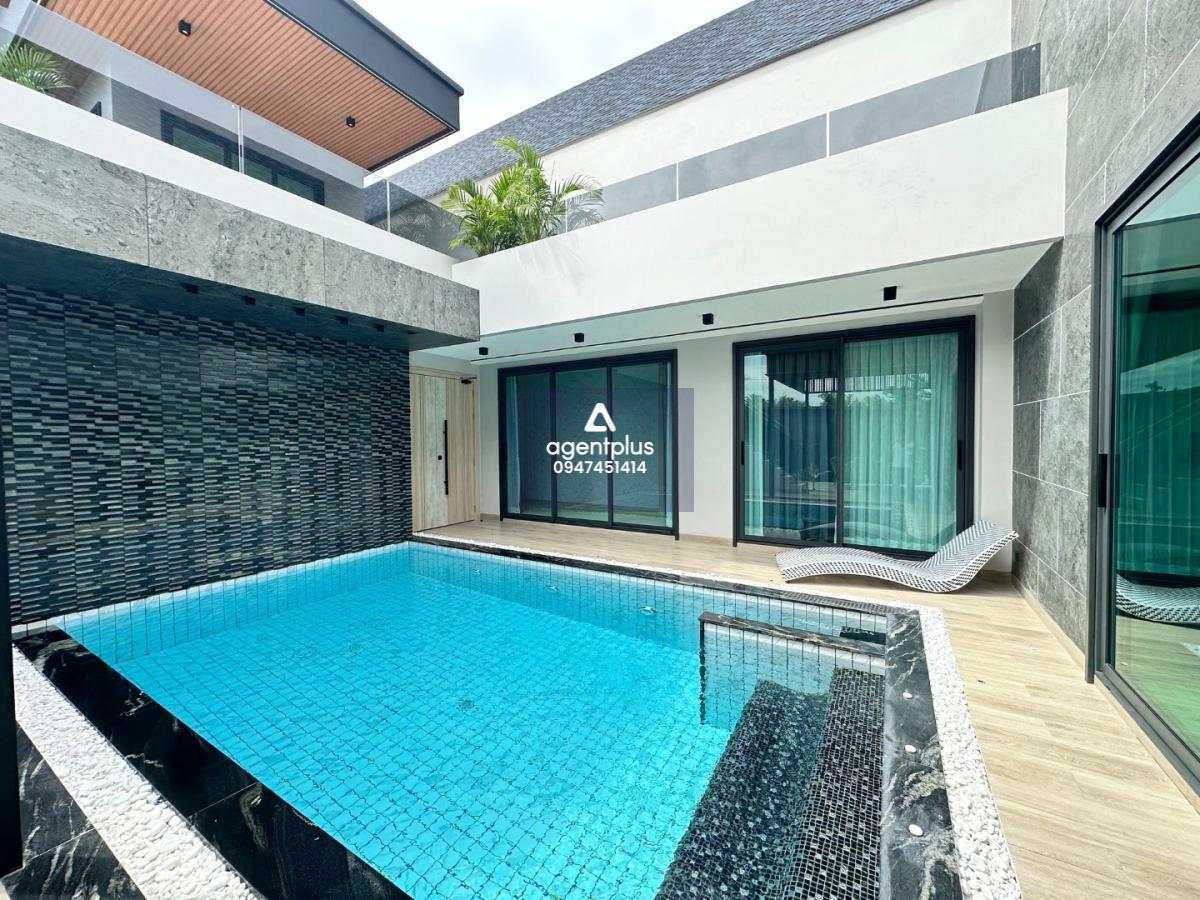 บ้านพูลวิลล่าสร้างใหม่สไตล์ Nordic Luxury มือ1 พร้อมอยู่ Baanmae Grand พัทยา