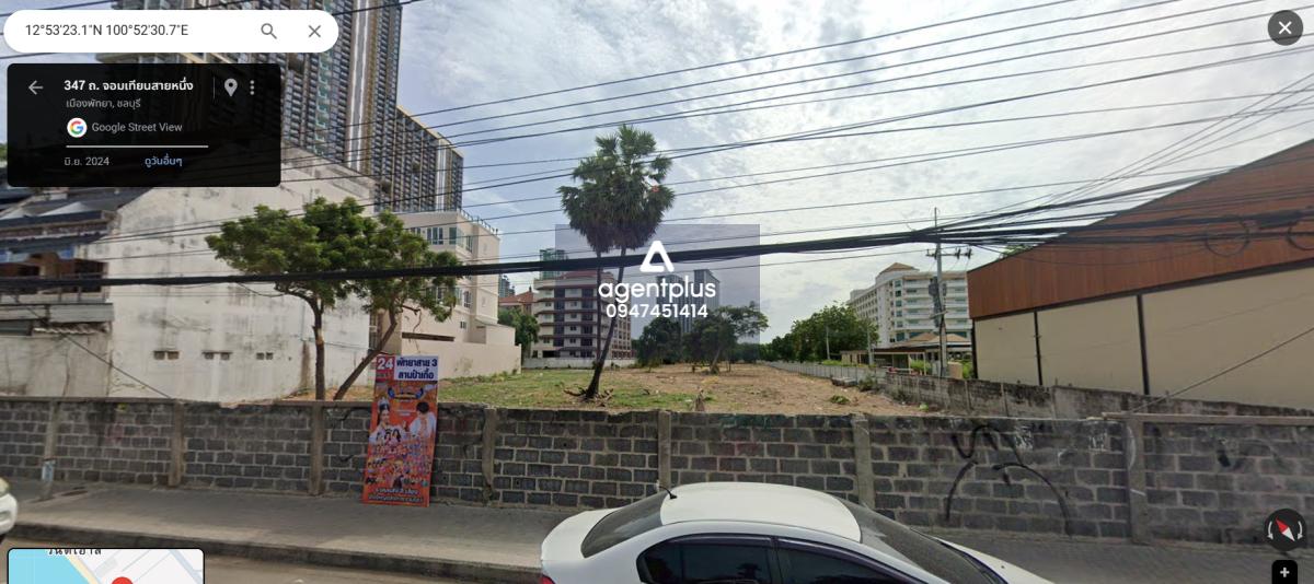 ขายที่ดินติดทะเล เดินไปทะเลได้ จอมเทียน เมืองพัทยา