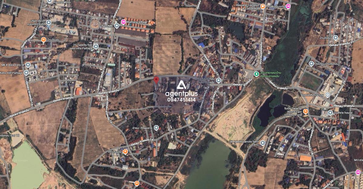 ขายที่ดิน ทำเลทุ่งกลม–ตาลหมัน ใกล้อ่างเก็บน้ำชากนอก ชลบุรี