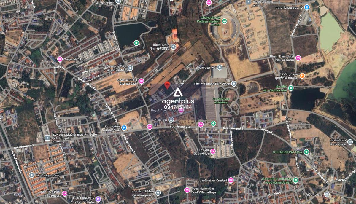 *ขายที่ดินชัยพฤกษ์ใกล้สนามกีฬา พัทยา