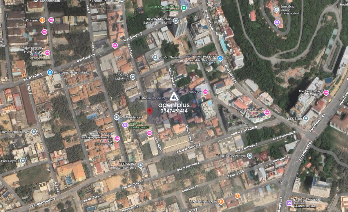 ขายที่ดินสวย ถมแล้ว บนเขาพระตำหนัก 5 พัทยา