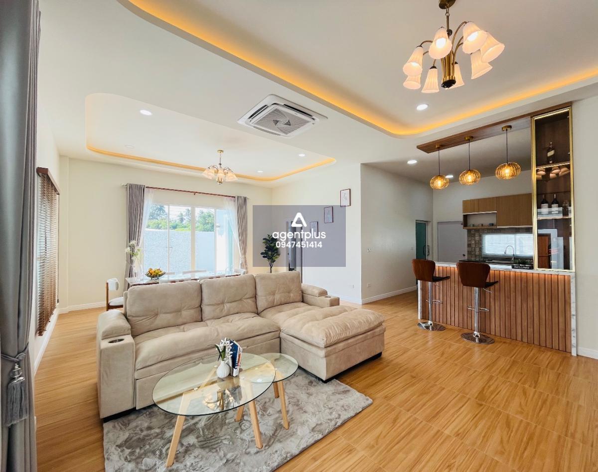  บ้านใหม่ Pool Villa ชั้นเดียว สวยโทนอุ่นหลังใหญ่ พร้อมสระว่ายน้ำส่วนตัว – เฟอร์นิเจอร์ครบ พร้อมเข้าอยู่!!