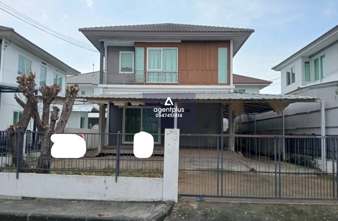 ขายบ้านเดียว 2 ชั้น หมู่บ้านพฤกษลดา ประชาอุทิศ 90 ดีไซน์สไตล์ Modern Contemporary 3 ห้องนอน 2 ห้องน้ำ จอดรถได้ 2 คัน ใกล้สิ่งอำนวยความสะดวก