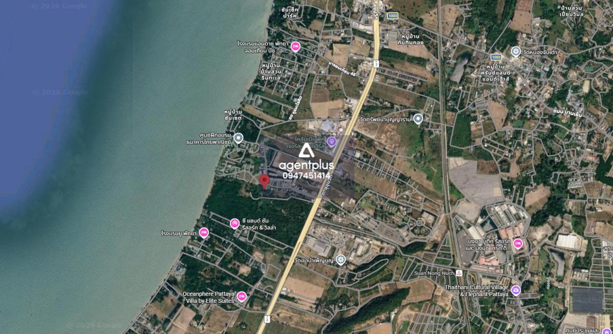 ที่ดินแปลง 50 : ที่ดินสวยพร้อมสร้างบ้านในฝัน โครงการติดทะเล บรรยากาศดี โครงการบ้านทะเล พัทยา