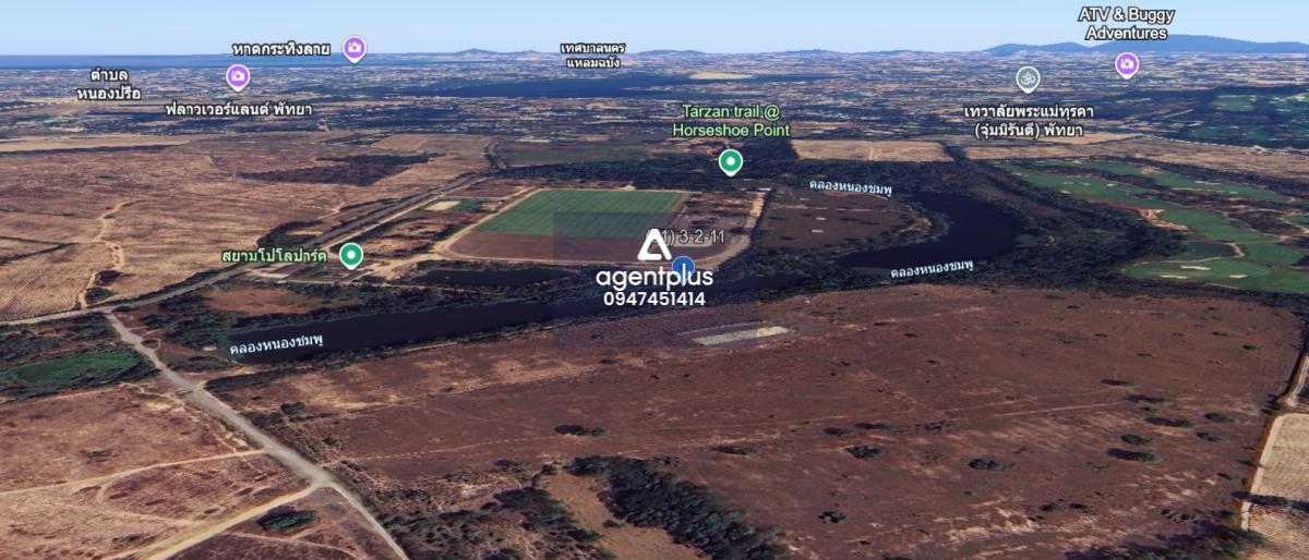 ให้เช่า ที่ดินแปลงใหญ่ 3-2-11 ไร่ ใจกลางหนองปรือ – บางละมุง, ชลบุรี