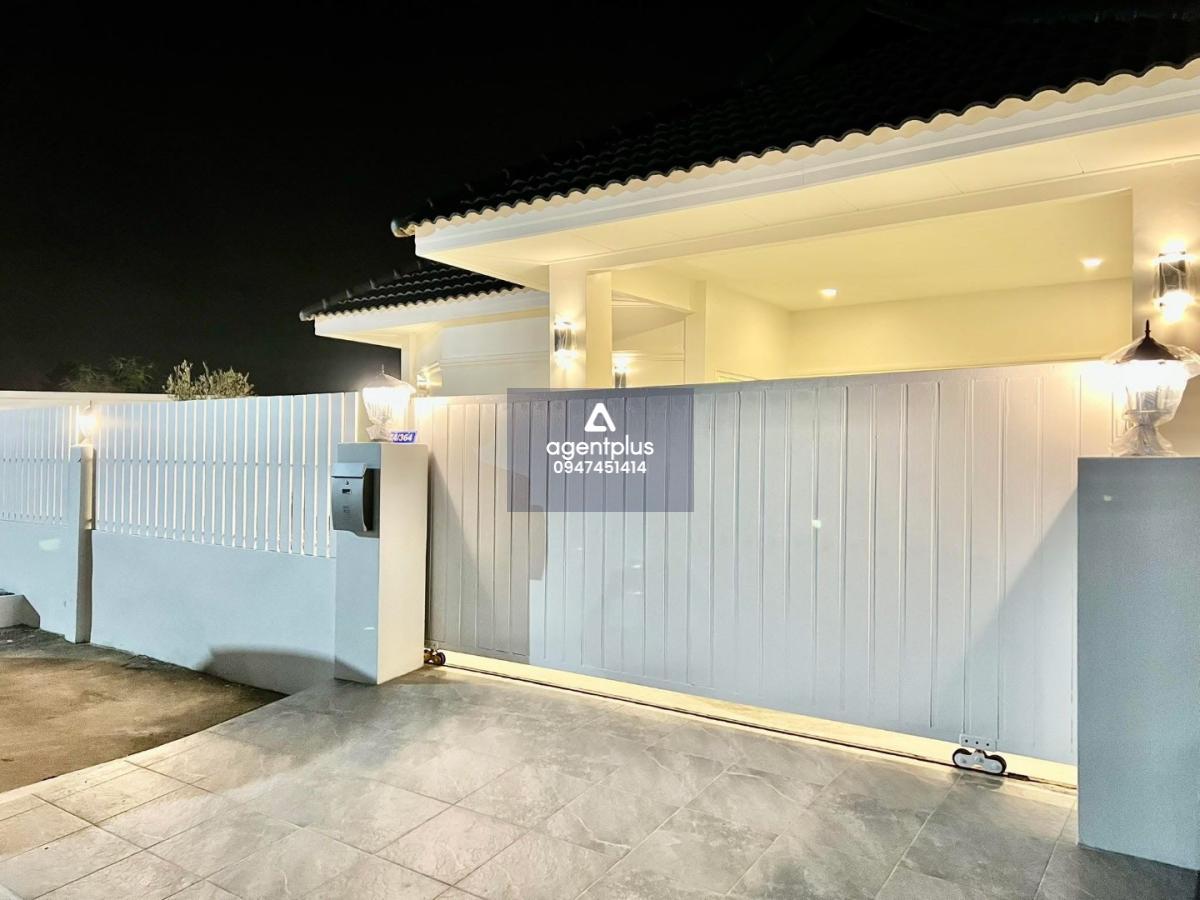 บ้านเดี่ยวชั้นเดียวในโครงการ หลังหัวมุม!  โทนสีอบอุ่น พร้อมเข้าอยู่