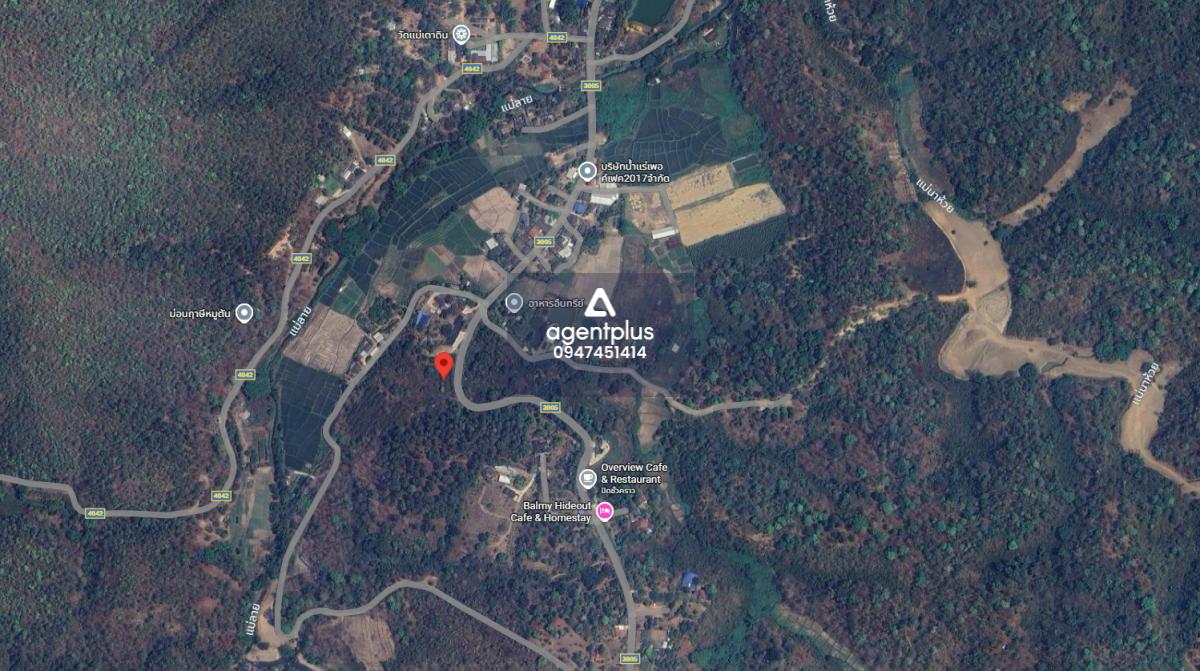 ขายที่ดิน + อาคาร วิวทะเลหมอก ที่แม่ออน - ดอยสะเก็ด ติดถนนทางหลวง 3005 เชียงใหม่