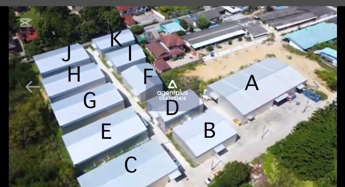 ให้เช่า โกดังสำเร็จรูป 435 ตรม. อ.บางละมุง  จ. ชลบุรี  ติดถนนสุขุมวิท