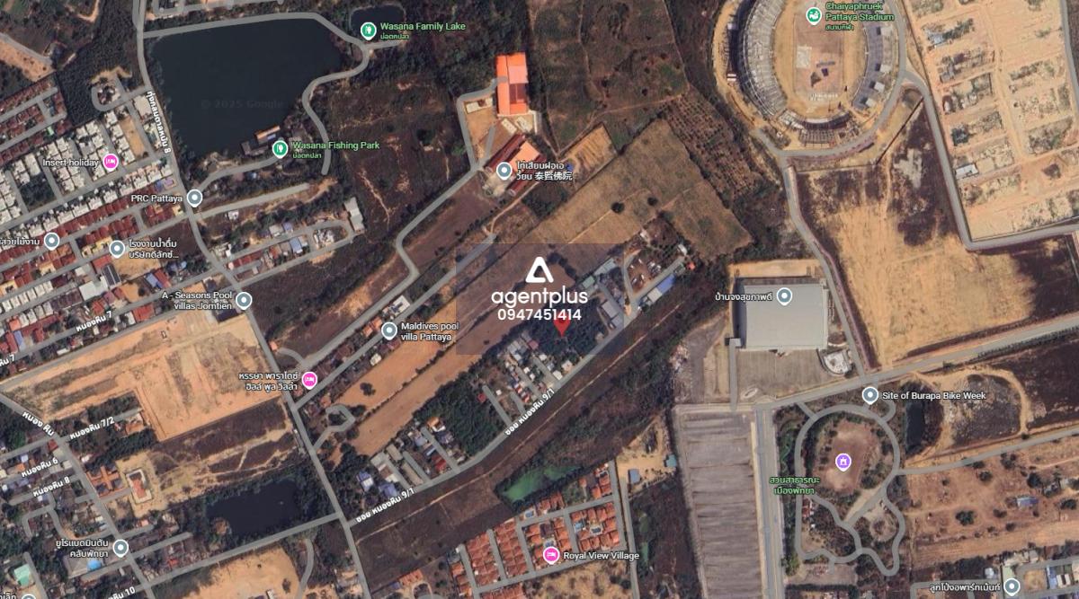 *ขายที่ดินชัยพฤกษ์ใกล้สนามกีฬา พัทยา