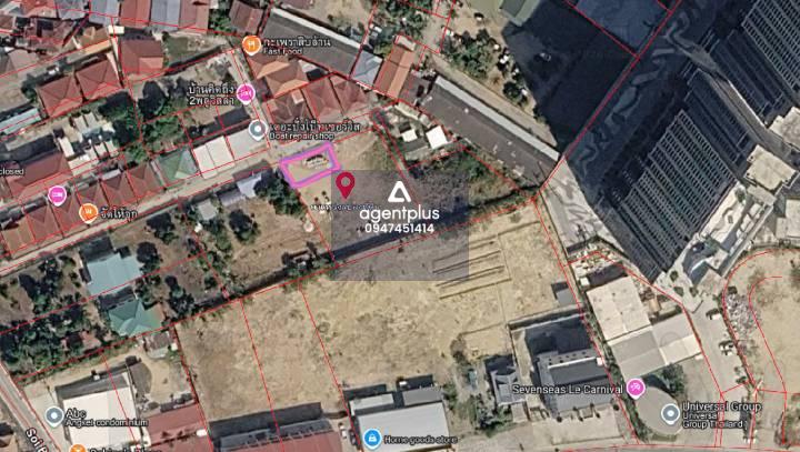 แปลงที่ 5 ขายที่ดินเปล่าพร้อมสร้าง ทำเลหาดจอมเทียน ห่างหาดประมาณ 3-5 นาที พัทยา