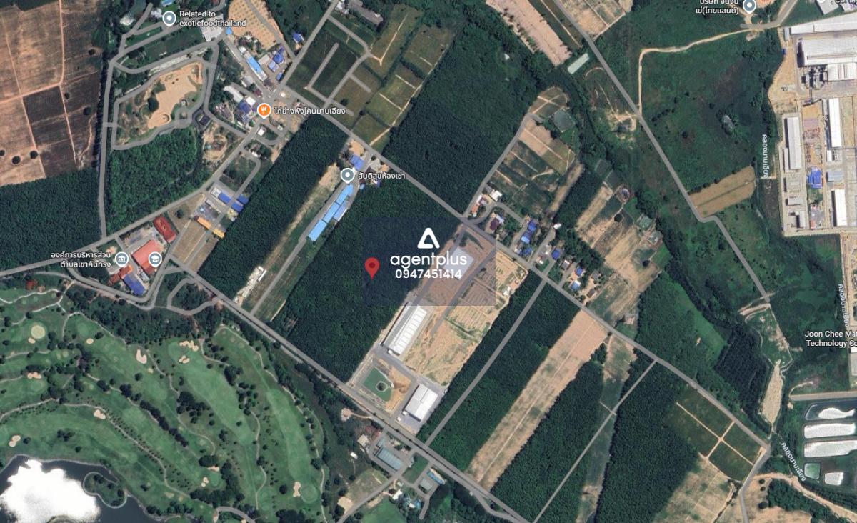 *ขายที่ดินติดถนนหลังสนามกอล์ฟพัฒนา ศรีราชา ชลบุรี