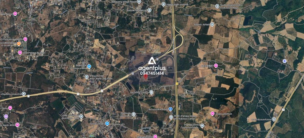 *ขายที่ดิน ใกล้มอเตอรเวย์ หมายเลข 7 (ห้วยใหญ่-ซากแง้ว) พัทยา