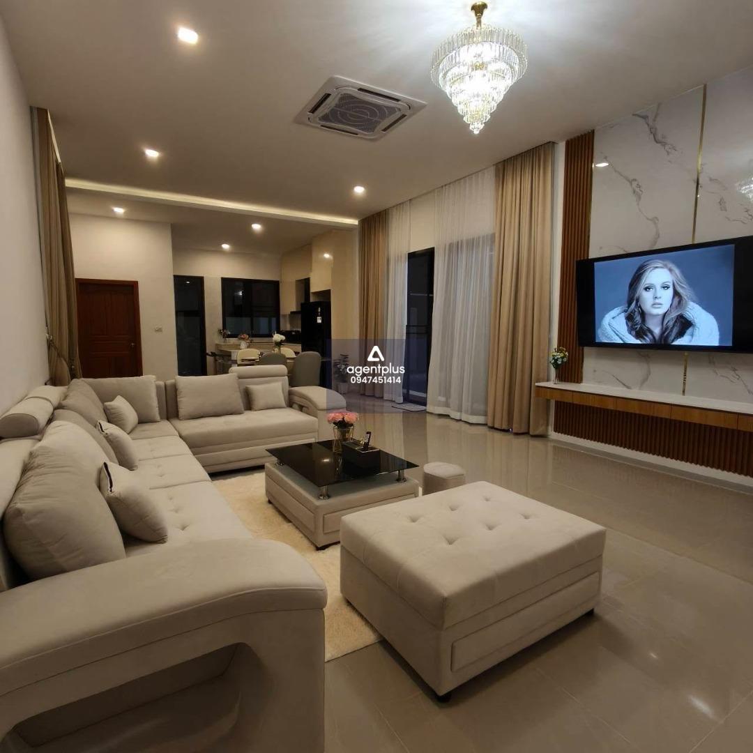 บ้านเดี่ยวสร้างใหม่ พร้อมสระว่ายน้ำส่วนตัว ใกล้โรงเรียนนานาชาติ ทำเลมาบประชัน 