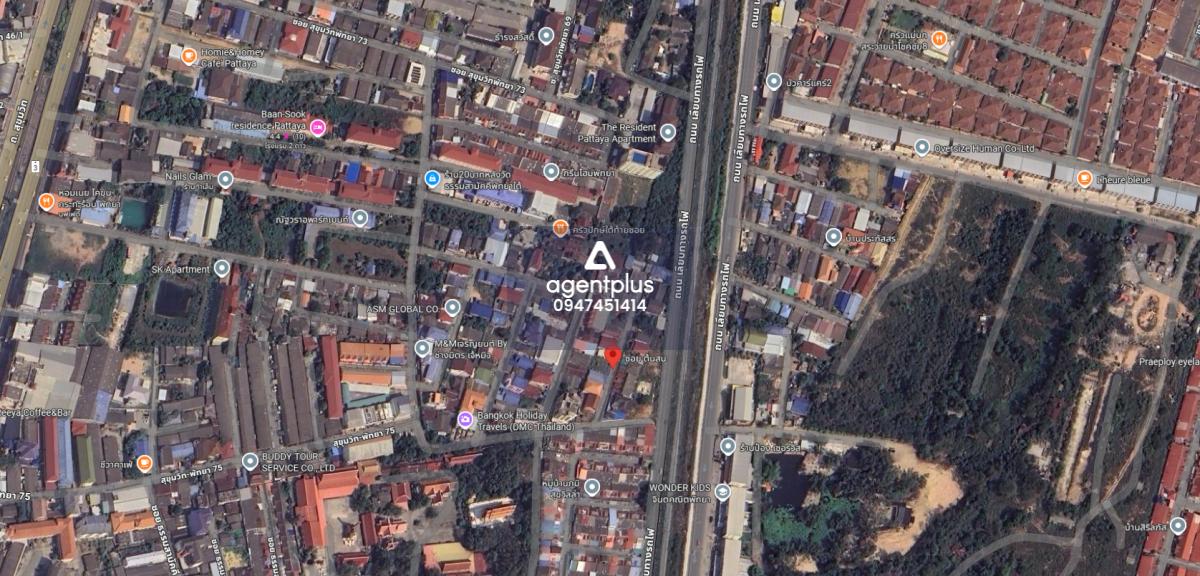 ขายที่ดินพร้อมสิ่งปลูกสร้าง ซ.ต้นสน เลียบทางรถไฟ ชลบุรี