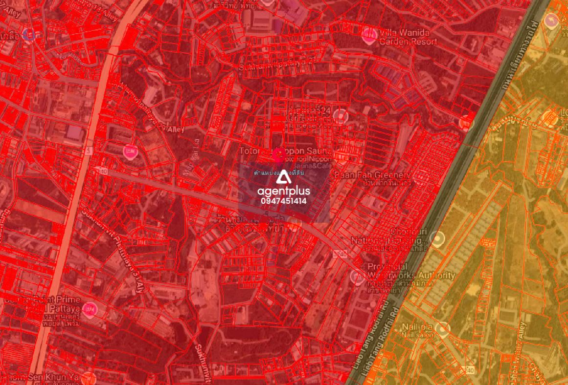 *ขายที่ดินติดถนนสุขุมวิทพัทยา เลียบทางรถไฟ 