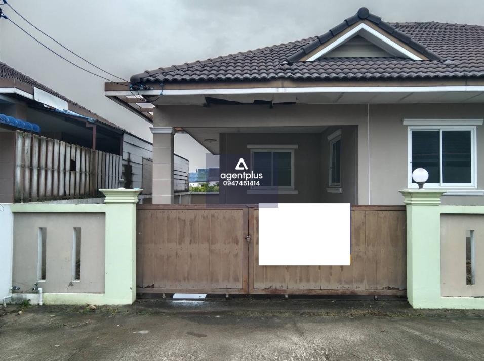 บ้านแฝดชั้นเดียว การคมนาคมสะดวก สาธารณูปโภคครบครัน ใกล้แหล่งชุมชน ถนนเทศบาล 6