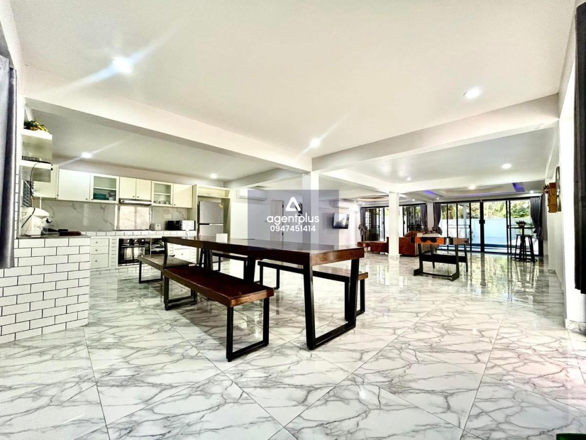 #บ้านพูลวิลล่าเช่า รับระยะสั้น พื้นที่กว้างพร้อมสระว่ายน้ำ ใกล้โรงเรียนบ้านนอก ห้วยใหญ่ พัทยา