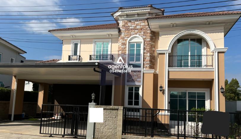 ขาย บ้านเดี่ยวติดถนนใหญ่ แกรนดิโอ ใกล้ทางขึ้นทางด่วนจตุโชติแค่ 4 นาที