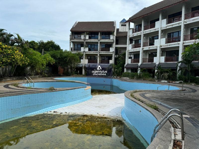 ให้เช่า รีสอร์ท ตามสภาพปัจจุบัน โลเคชั่นระดับ 5 ดาว  ติดถนนจอมเทียนสาย 2 พัทยา 