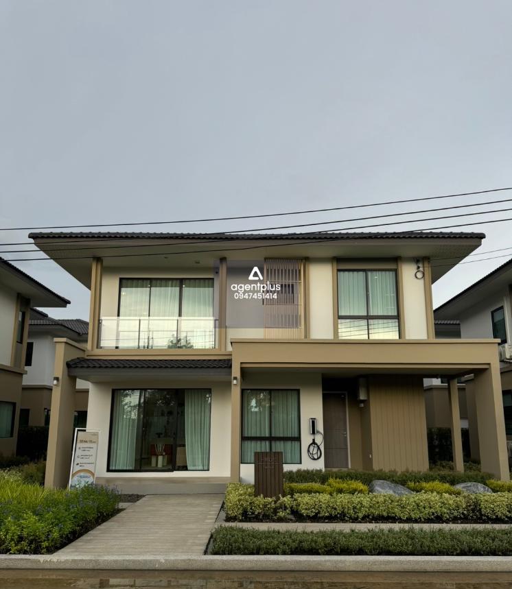 ขายบ้านเดี่ยว ดีไซน์สวย บรรยากาศร่มรื่น เสนา แกรนด์โฮม บางนา กม.29