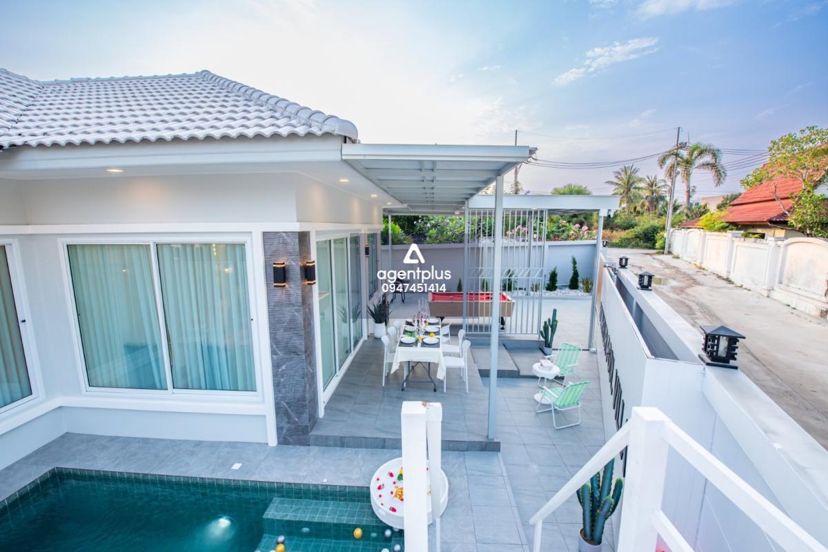 ขายบ้านพูลวิลล่าสวยพร้อมทำธุรกิจ อยู่อาศัยก็ดี  