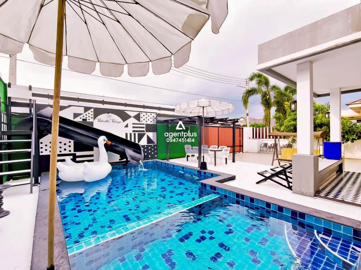 ขายบ้านพลูวิวล่าลดราคาจาก 8.9 เหลือ 7.9 โอนคนละครึ่ง ขายบ้านพูลวิลล่าหลังสวย จอมเทียน  