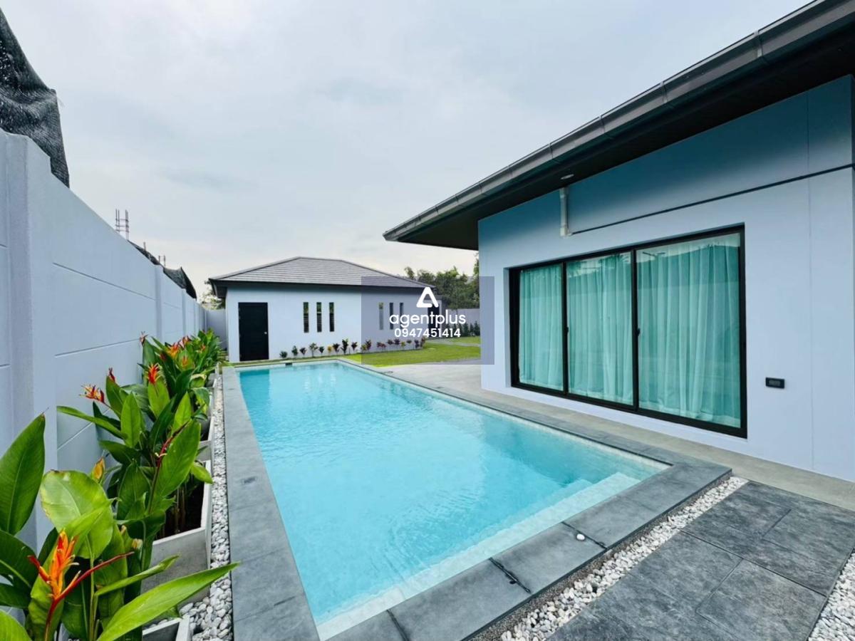 บ้านให้เช่า Baan Pattaya 6 Pool Villa พูลวิลล่าหรู 3 ห้องนอน 3 ห้องน้ำ ให้เช่าเพียง 75,000 บาท/เดือน
