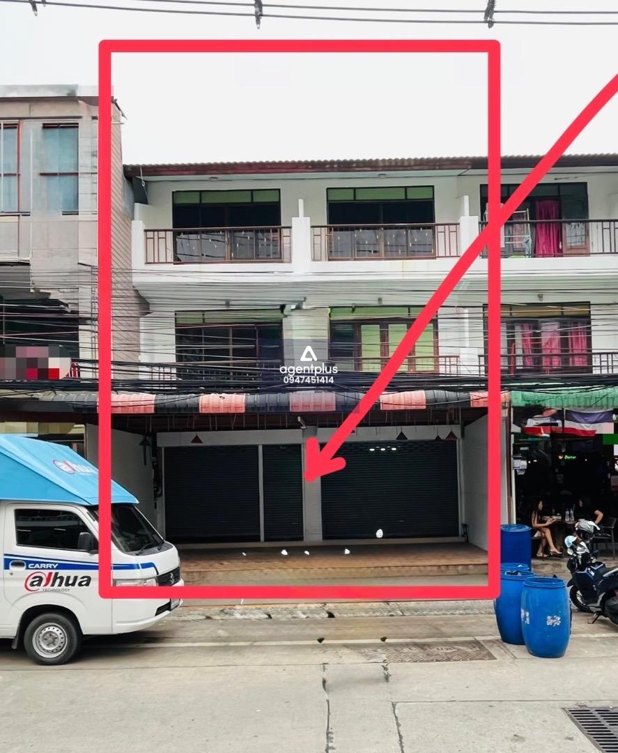*ขาย & ให้เช่า!! อาคารพาณิชย์ 3 ชั้น 2 คูหาติดถนนหลัก – ทำเลทองถนนทัพพระยา จอมเทียน