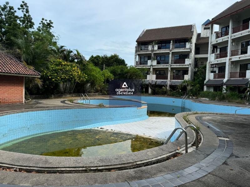 ให้เช่า รีสอร์ท ตามสภาพปัจจุบัน โลเคชั่นระดับ 5 ดาว  ติดถนนจอมเทียนสาย 2 พัทยา 