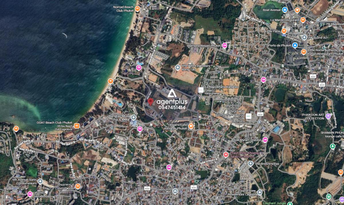 ที่ดินติดถนนซอยบางเทา 4/2 ห่างทะเลเพียง 550 เมตร ภูเก็ต