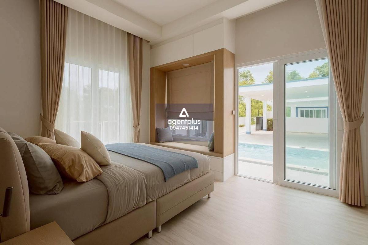 พูลวิลล่าสไตล์นอร์ดิค วิวภูเขา บรรยากาศดี อารายา วัลเล่ โป่ง ชลบุรี