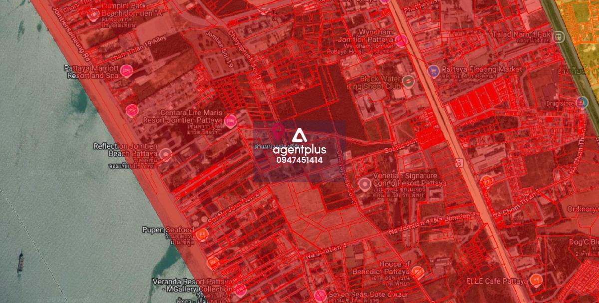 ขายที่ดินใกล้โครงการคอนโด ทำเลนาจอมเทียน ห่างหาดจอมเทียน 3 นาที ชลบุรี