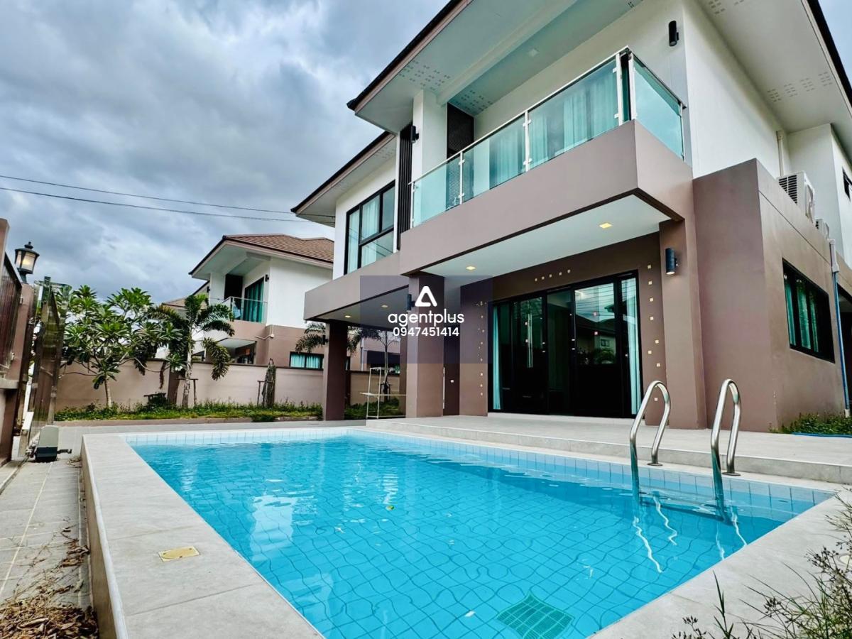 ให้เช่า บ้านพูลวิลล่าส่วนตัว สไตล์โมเดิร์น 4 ห้องนอน The Lake ห้วยใหญ่ ** อนุญาตให้เลี้ยงสัตว์ได้