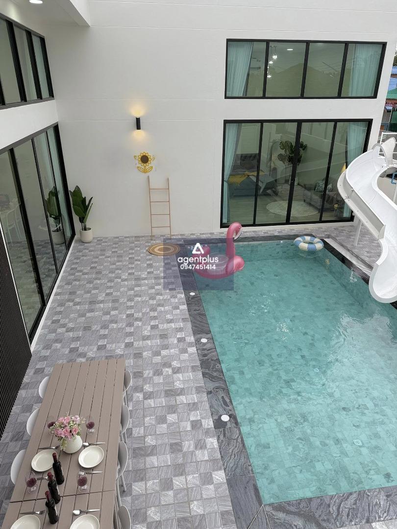 ขายบ้านพูลวิลล่าปล่อยเช่ารายวัน/รายเดือน ใกล้ทะเลจอมเทียน พัทยา