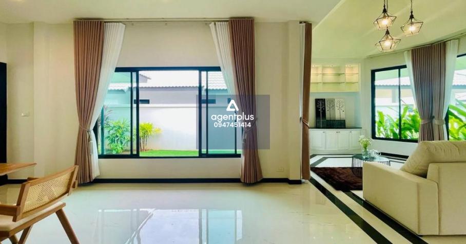 ขาย บ้านชั้นเดียวพร้อมสวนหย่อมส่วนตัว ตกแต่งเฟอร์นิเจอร์บางส่วน พร้อมเข้าอยู่