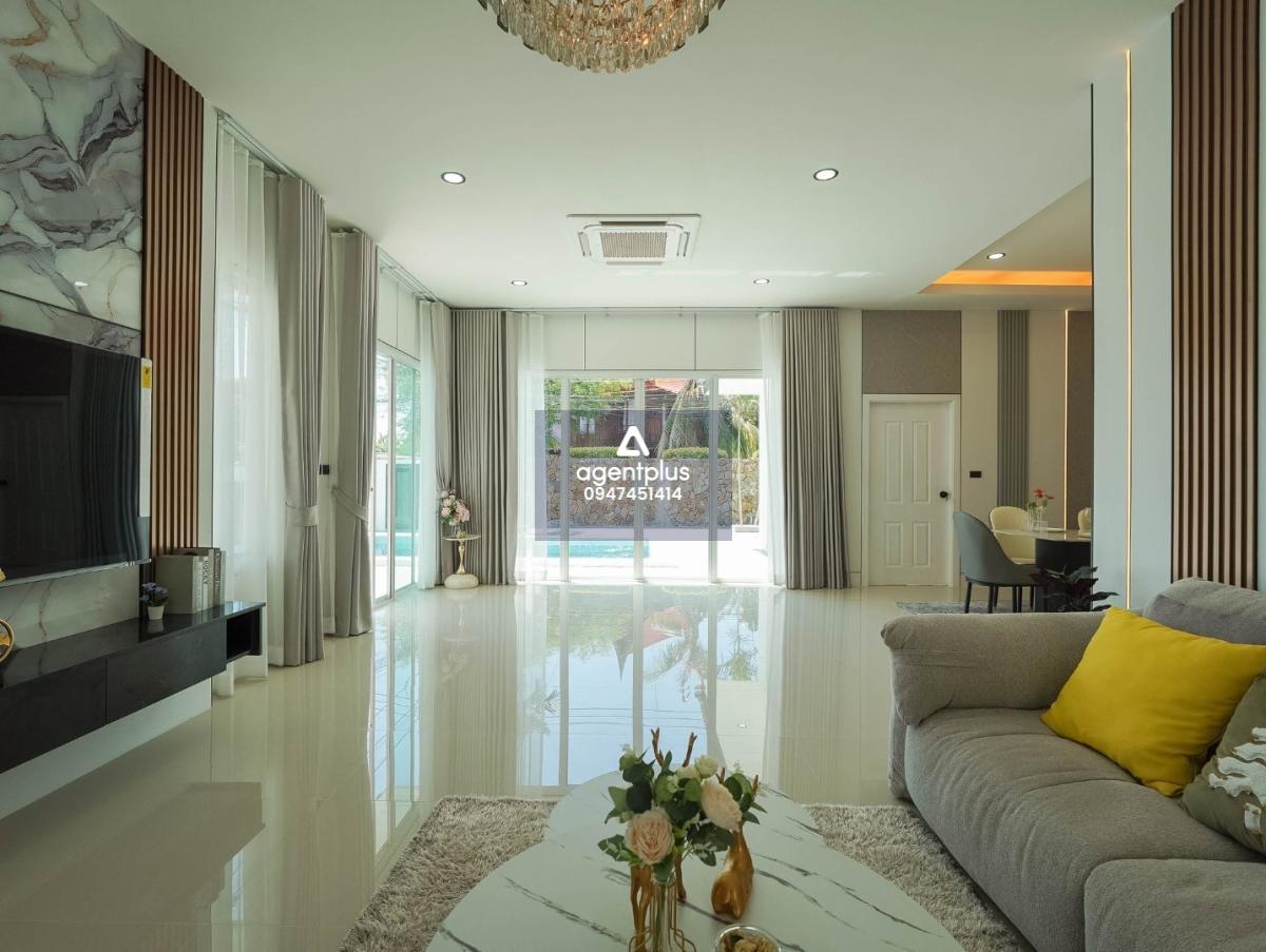  ขายบ้านเดี่ยว 3 ห้องนอน ห้วยใหญ่ พัทยา บ้านหลังมุม พร้อมเฟอร์นิเจอร์ครบ
