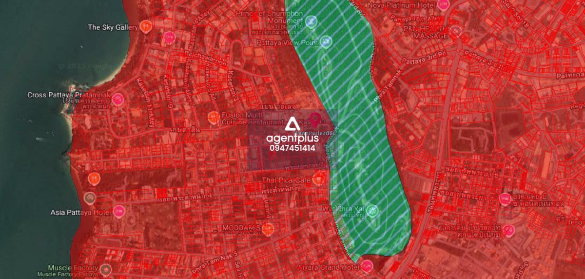 ที่ดินให้เช่า ทำเลดี เกษตรสิน เขาพระตำหนัก พัทยา