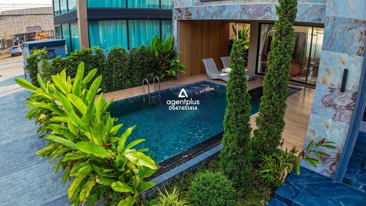 ขายพูลวิลล่าหรู THE RICHEST VALLEY ย่านพัทยา-ห้วยใหญ่ สระว่ายน้ำส่วนตัวพร้อมอ่าง