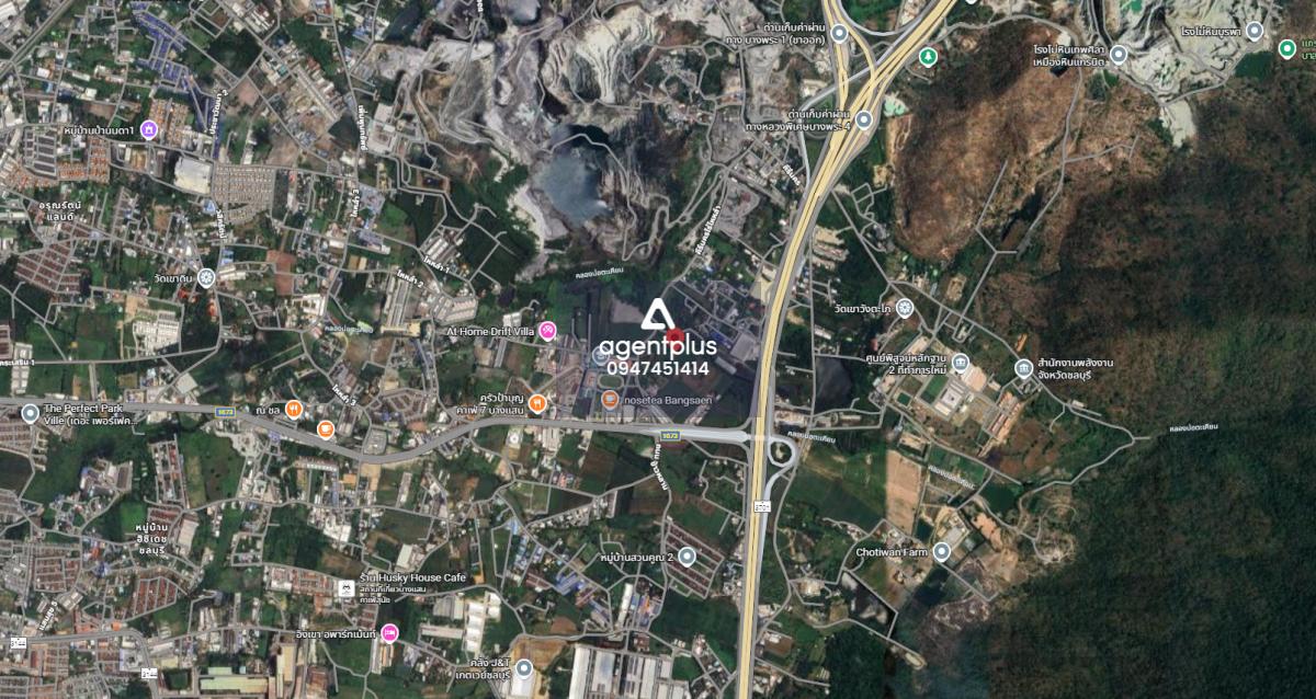 ให้เช่าที่ดินเปล่า ที่ดินสวย ติดถนนใหญ่ ทำเลทอง “ถนนข้าวหลาม” ชลบุรี 