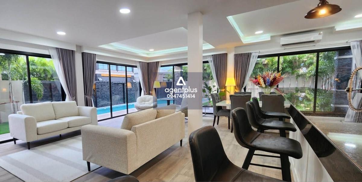 ให้เช่าบ้านเดี่ยว 2 ชั้น 5 ห้องนอน มาบประชัน พัทยา ใกล้อ่างเก็บน้ำ พร้อมสระว่ายน้ำ