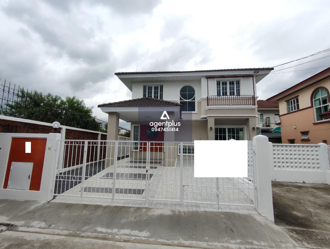 ขายบ้านเดี่ยว 2 ชั้น โครงการนันทวัน วัชรพล บางเขน ปรับปรุงใหม่ เดินทางเข้าออกสะดวกสบาย