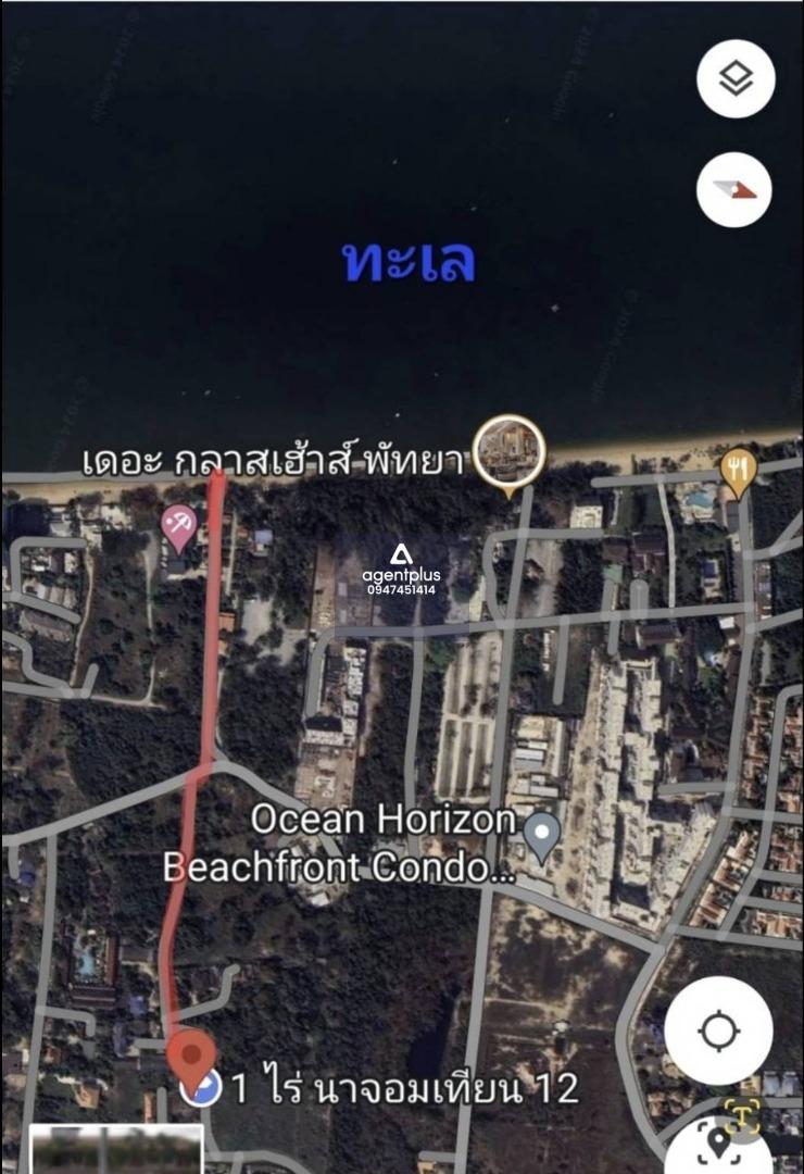 * ขายที่ดิน นาจอมเทียน ซอย 12 – ทำเลใกล้ทะเลเพียง 600เมตร