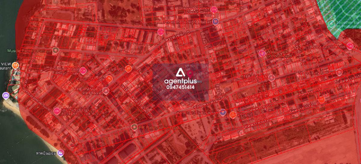 ขาย ที่ดินเขาพระตำหนัก ซอย 6 พัทยา สีแดง