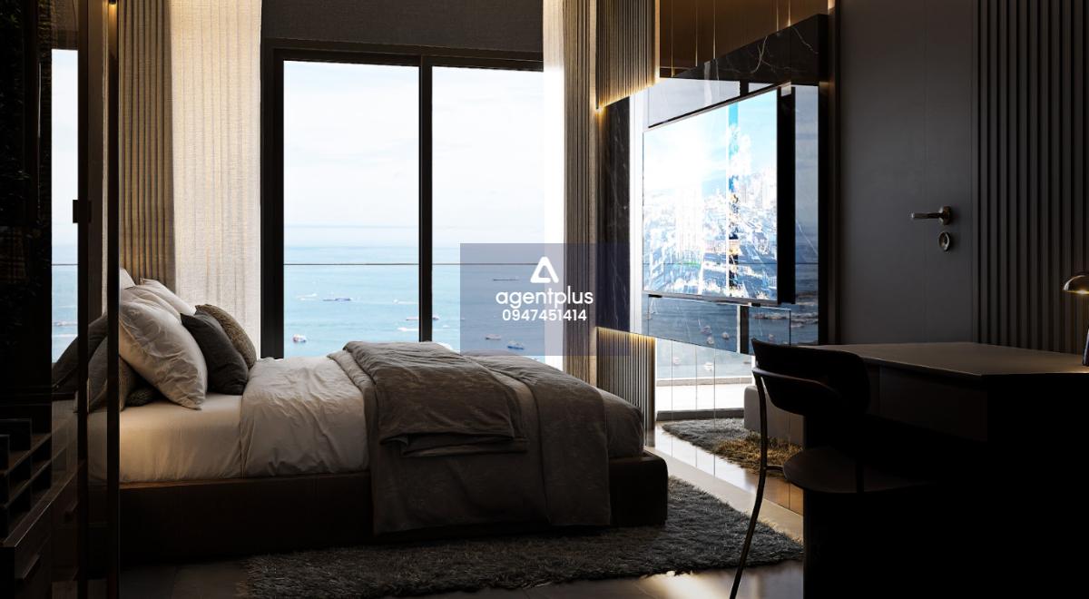 ขายคอนโดหรู 2 ห้องนอน Grand Bay View ทำเลพัทยากลาง-สาย 3  วิวเมืองพาโนรามา 