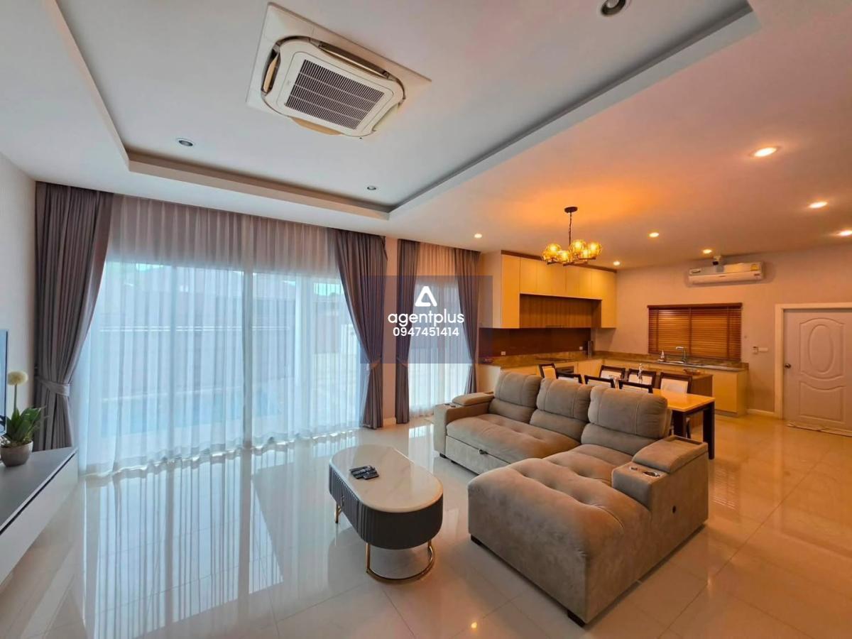 ขาย/ให้เช่าบ้านเดี่ยวพูลวิลล่าหลังมุม | Garden Ville 5 ห้วยใหญ่