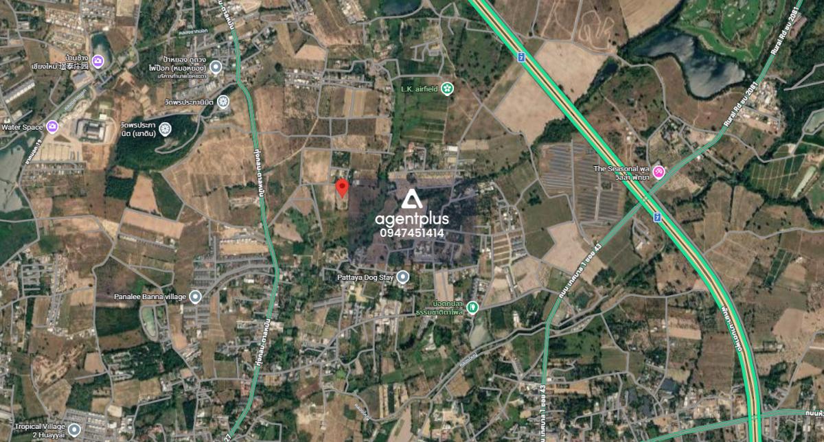 ขายที่ดินเปล่ายกแปลง ทำเลอนาคต EEC ห้วยใหญ่ พัทยา พัฒนาโครงการได้ทันที