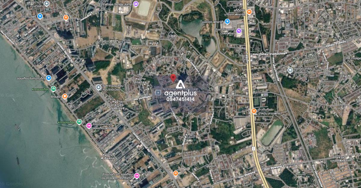 แปลงที่ 5 ขายที่ดินเปล่าพร้อมสร้าง ทำเลหาดจอมเทียน ห่างหาดประมาณ 3-5 นาที พัทยา